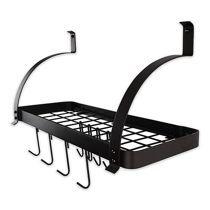 slide 1 of 3, Enclume Bookshelf Pot Rack - Bordeaux, 1 ct