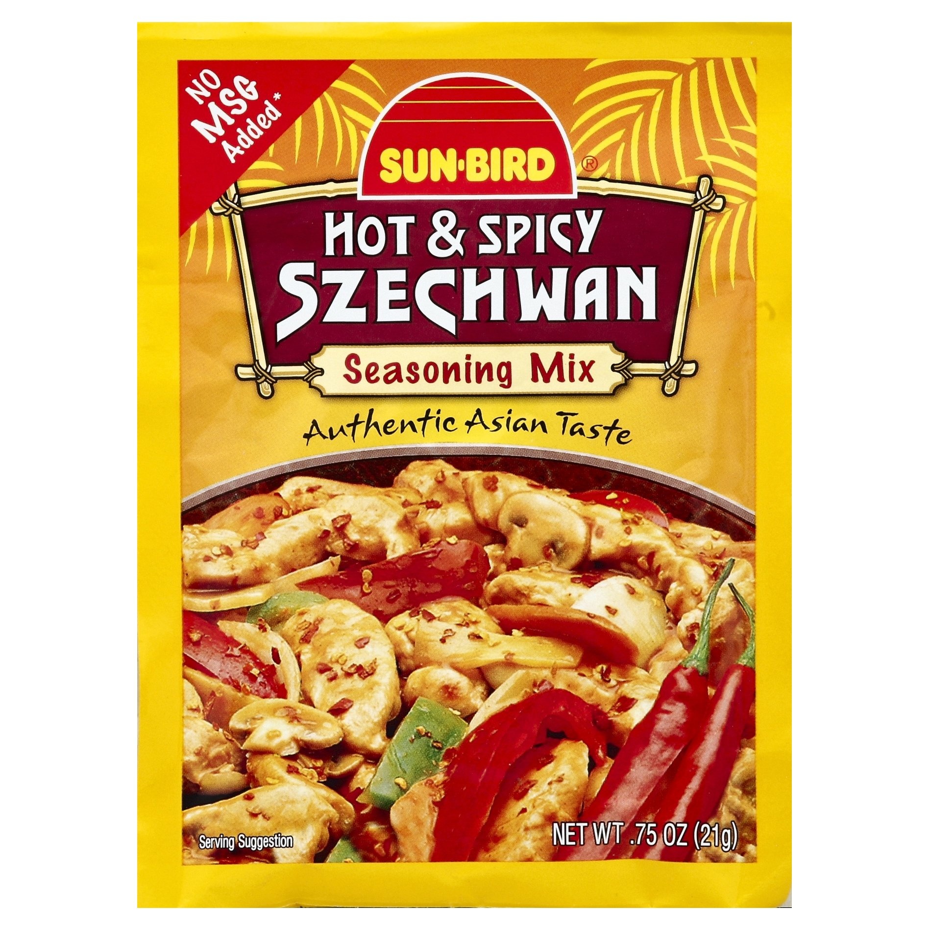 slide 1 of 2, Sun-Bird Hot And Spicy Szechwan Seasoning Mix, 0.75 oz