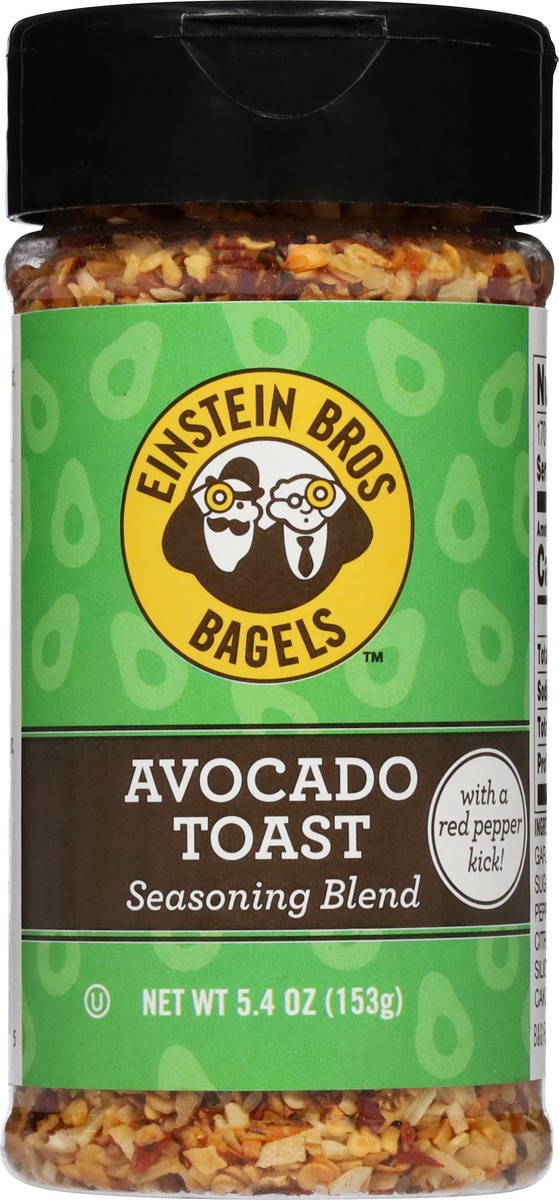 slide 9 of 13, Einstein Bros Bagels Seasoning Blend, Avocado Toast, 5.4 oz