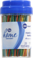 slide 1 of 1, Kroger Celebration Round Wooden Colored Toothpicks, 250 ct