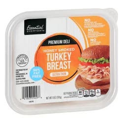 Essential Everyday Turkey Breast, Honey Smoked, Premium Deli, Ultra Thin