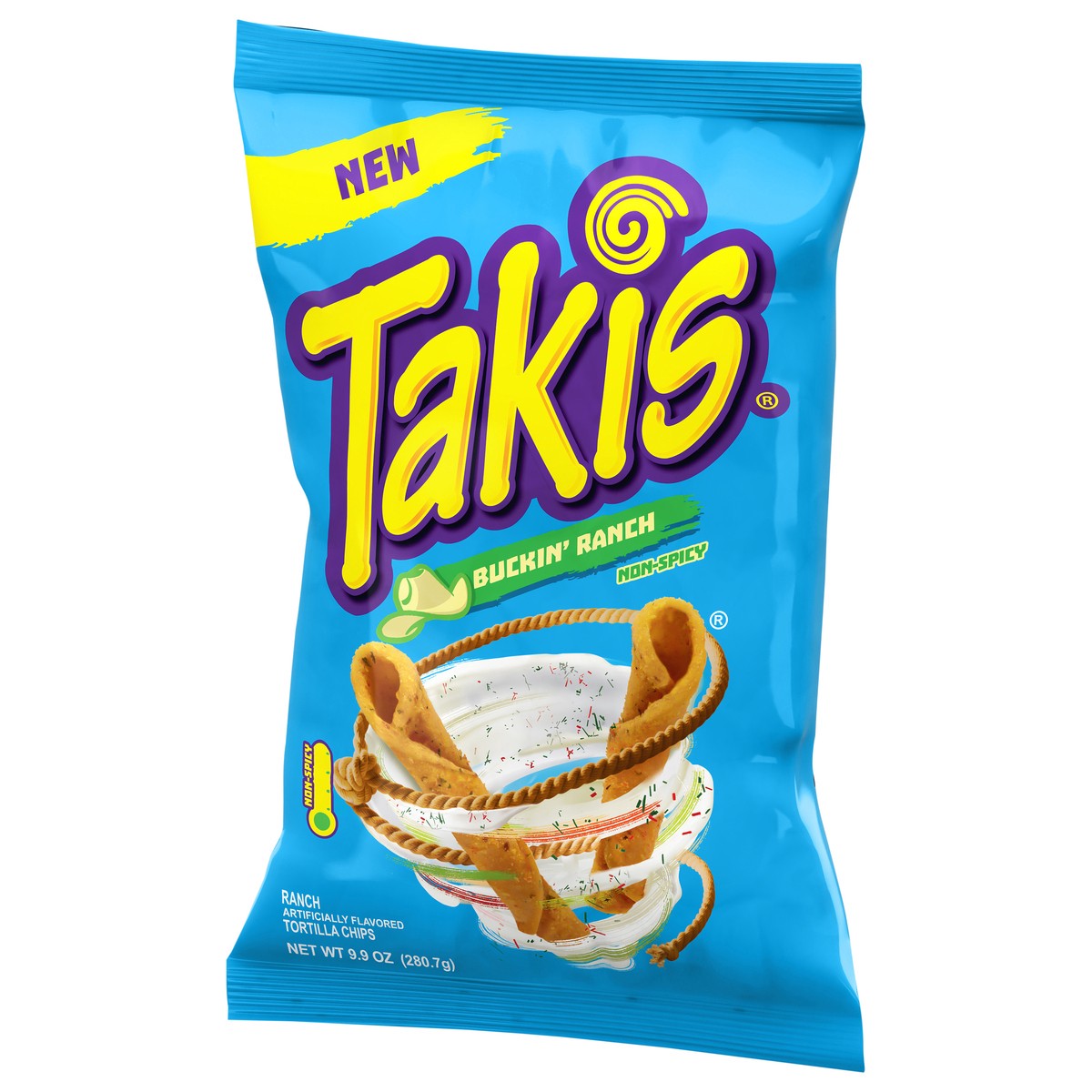 slide 13 of 14, Takis Non-Spicy Buckin' Ranch Tortilla Chips 9.9 oz, 9.9 oz