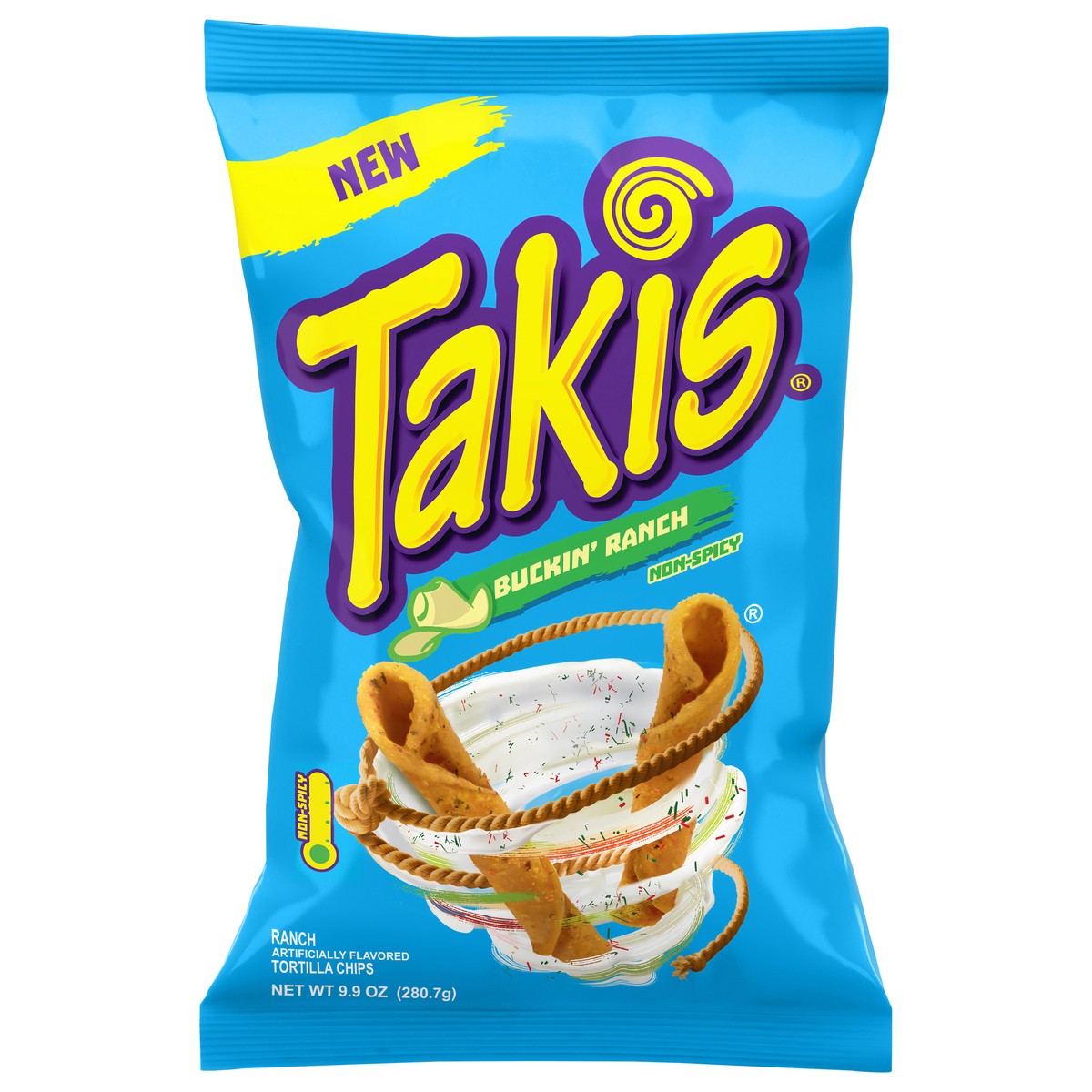 slide 4 of 14, Takis Non-Spicy Buckin' Ranch Tortilla Chips 9.9 oz, 9.9 oz