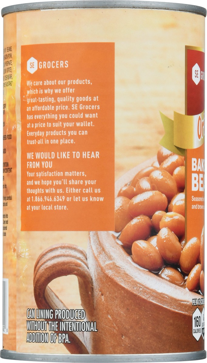 slide 3 of 12, SE Grocers Orig Baked Bean - 28 oz, 28 oz
