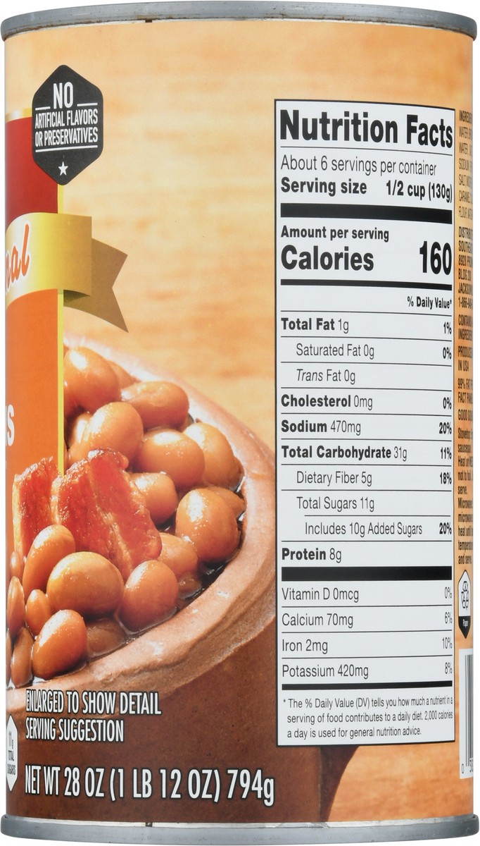 slide 5 of 12, SE Grocers Orig Baked Bean - 28 oz, 28 oz