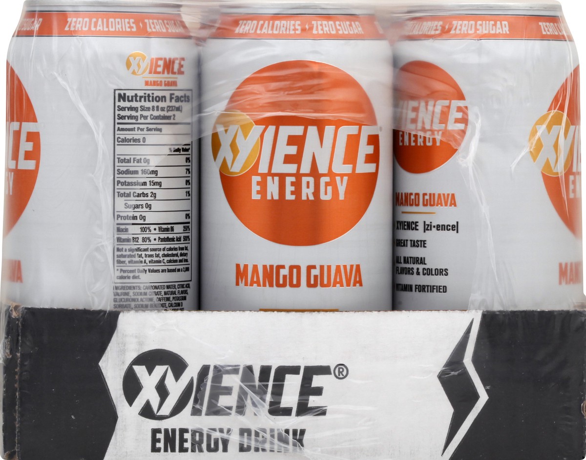 slide 2 of 11, XYIENCE 12 Pack Mango Guava Energy Drink 12 ea, 12 ct