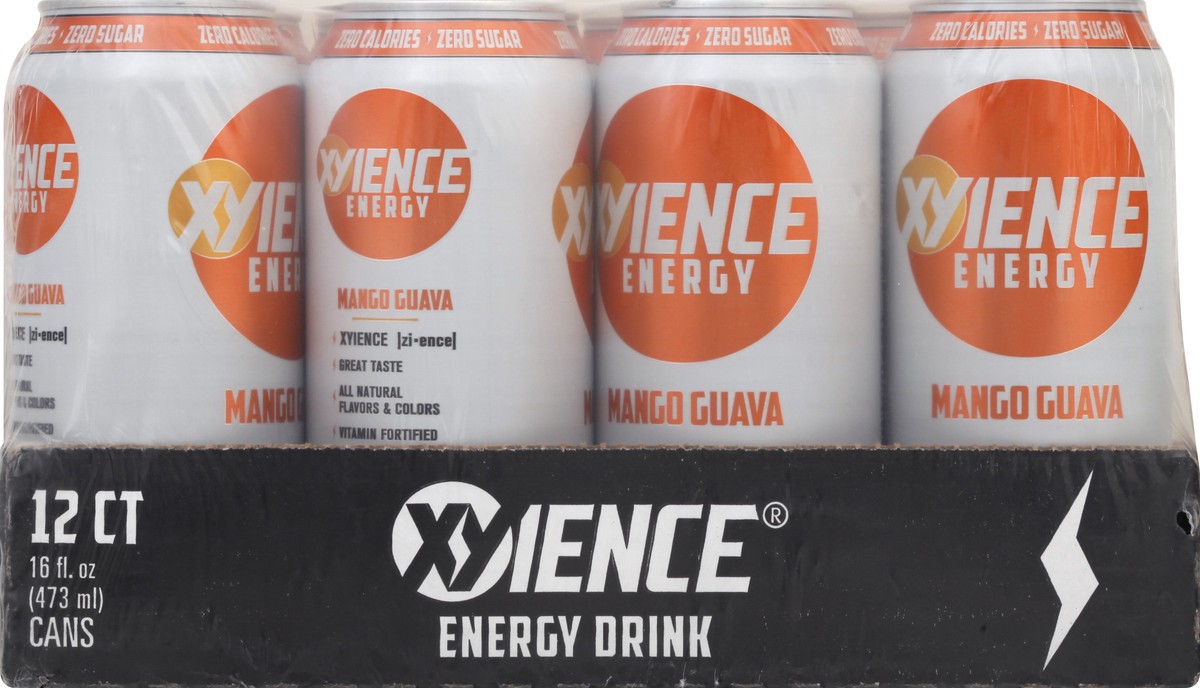slide 6 of 11, XYIENCE 12 Pack Mango Guava Energy Drink 12 ea - 12 ct, 12 ct