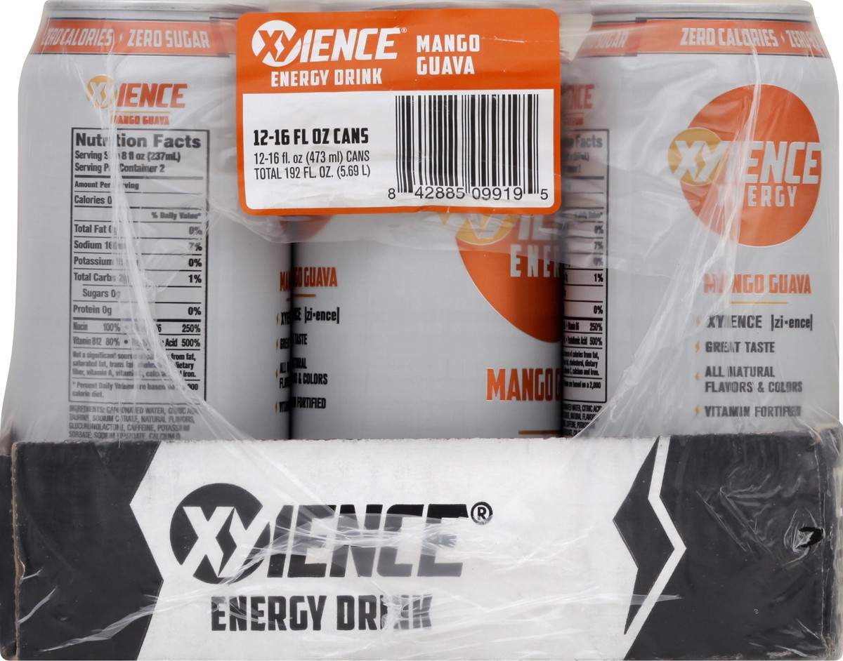 slide 10 of 11, XYIENCE 12 Pack Mango Guava Energy Drink 12 ea - 12 ct, 12 ct
