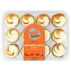 two-bite Pumpkin Spice Cupcakes 10 oz