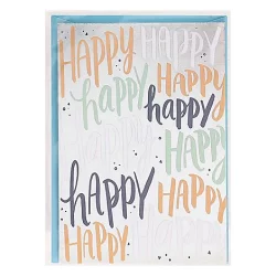 American Greetings Happy Lettering Birthday Card - Each