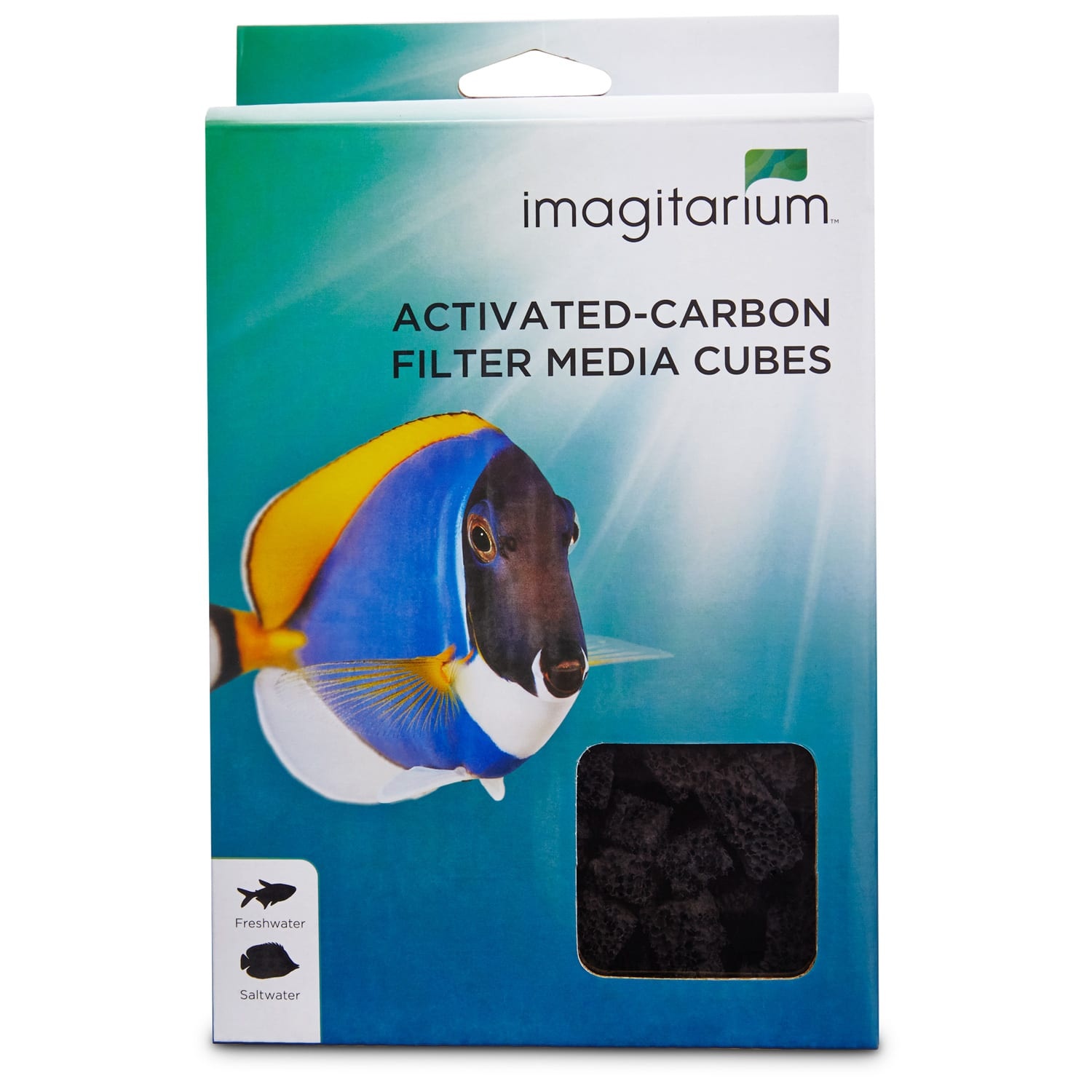 slide 1 of 1, Imagitarium Activated Carbon Infused Filter Media Cubes, 1 ct