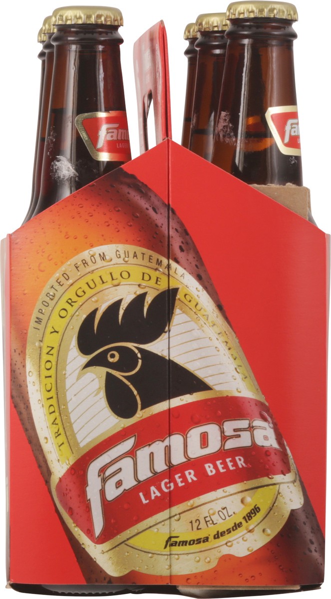 slide 7 of 13, Famosa Lager Beer 6 - 12 fl oz Bottles, 6 ct