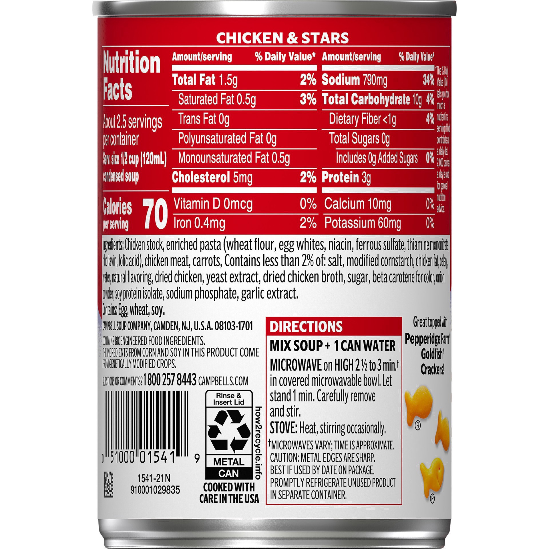 slide 98 of 112, Campbell's Condensed Chicken & Stars Soup, 10.5 oz