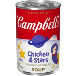Campbell's Condensed Chicken & Stars Soup, 10.5 oz Can