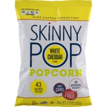 slide 1 of 1, SkinnyPop White Cheddar Skinny Pop Popcorn, 1 ct