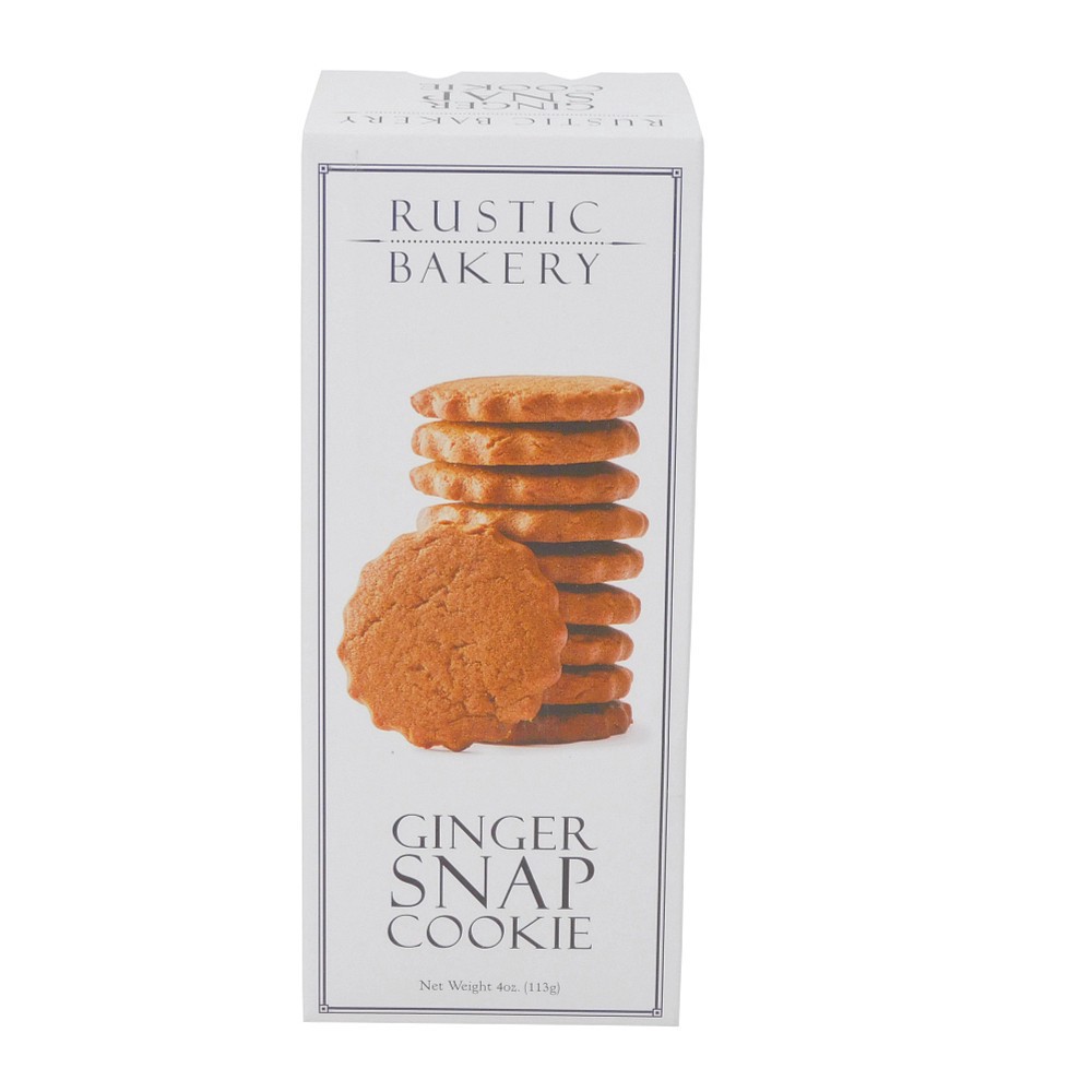slide 1 of 1, Rustic Bakery Ginger Snap Cookies, 4 oz