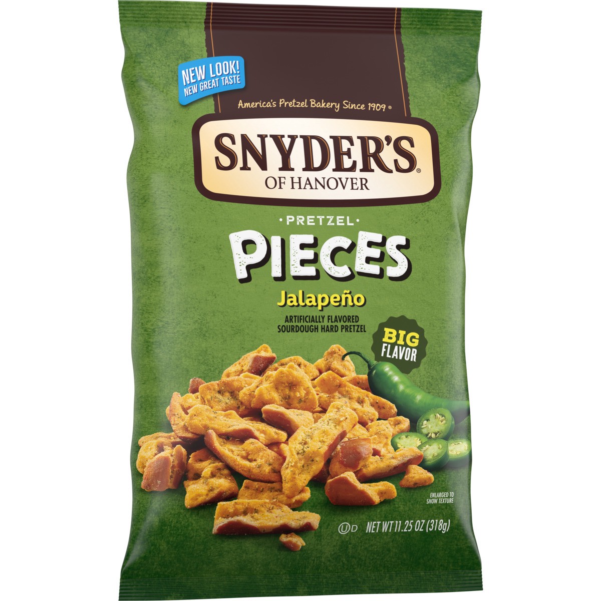 slide 8 of 11, Snyder's of Hanover Jalapeño Flavored Pretzel Pieces, 11.25 oz, 11.250 oz