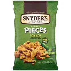 Snyder's of Hanover Jalapeño Flavored Pretzel Pieces, 11.25 oz