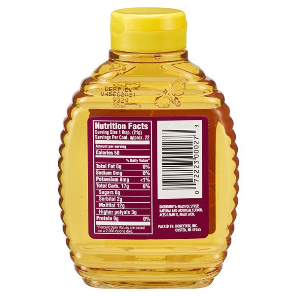 slide 4 of 5, Great Lakes Sugar Free Imitation Honey, 12 oz