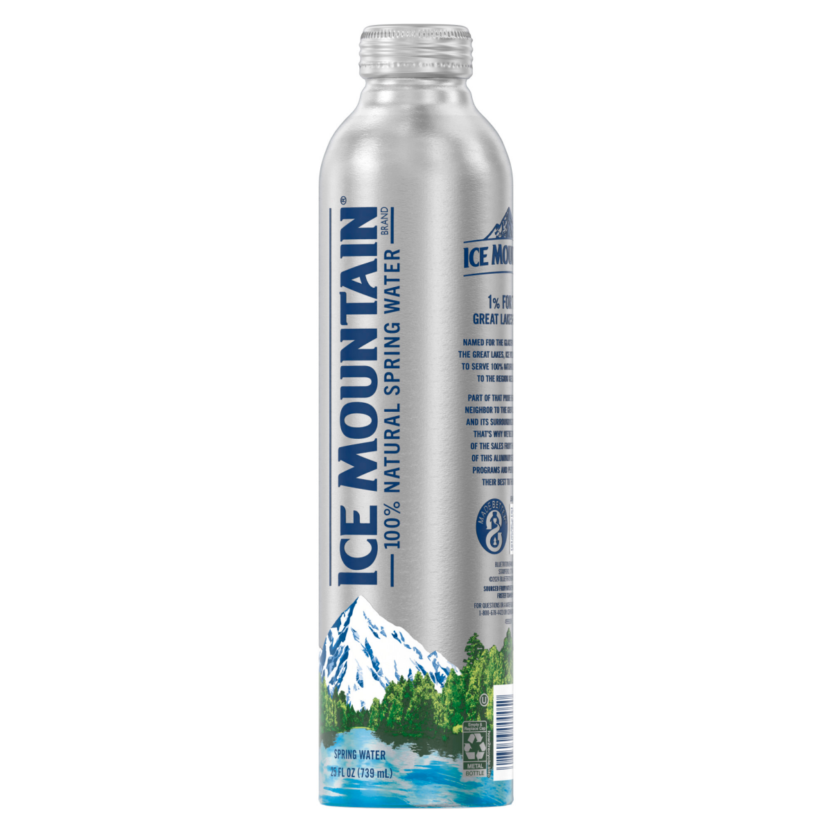 slide 13 of 17, Ice Mountain Aluminum Bottle Water, 25 oz