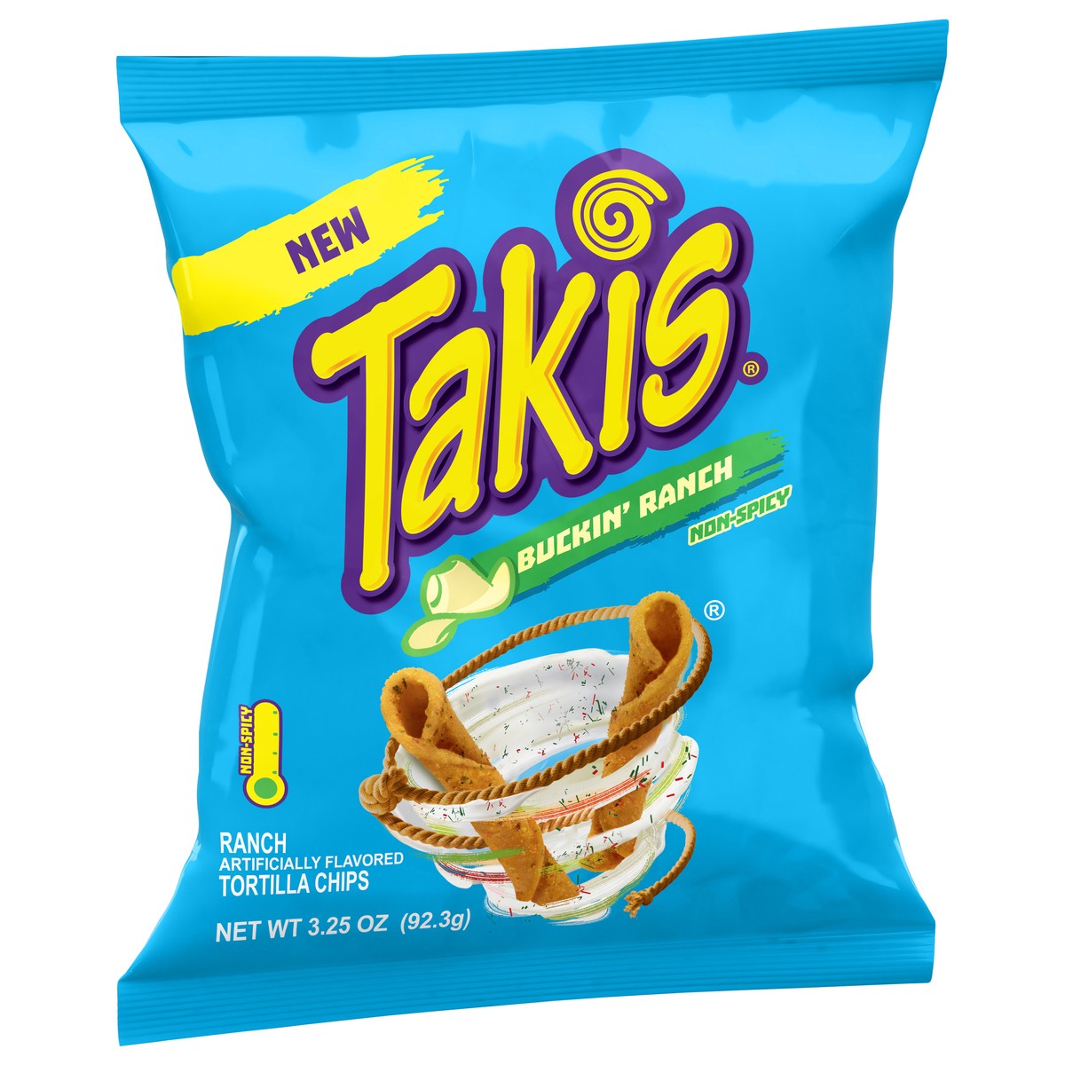 slide 7 of 14, Takis Non-Spicy Buckin' Ranch Tortilla Chips 3.25 oz, 3.25 oz