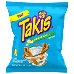 Takis Non-Spicy Buckin' Ranch Tortilla Chips 3.25 oz