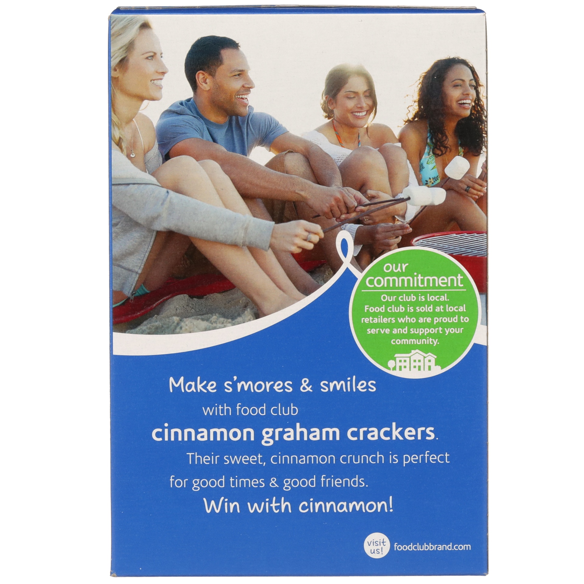 slide 2 of 6, Food Club Cinnamon Graham Crackers, 14.4 oz