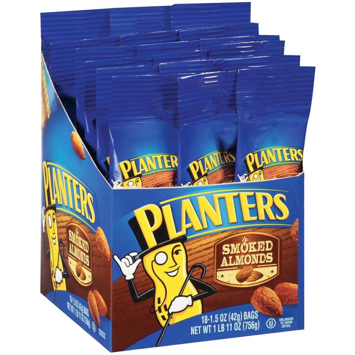 slide 2 of 5, Planters Almonds, 18 ct