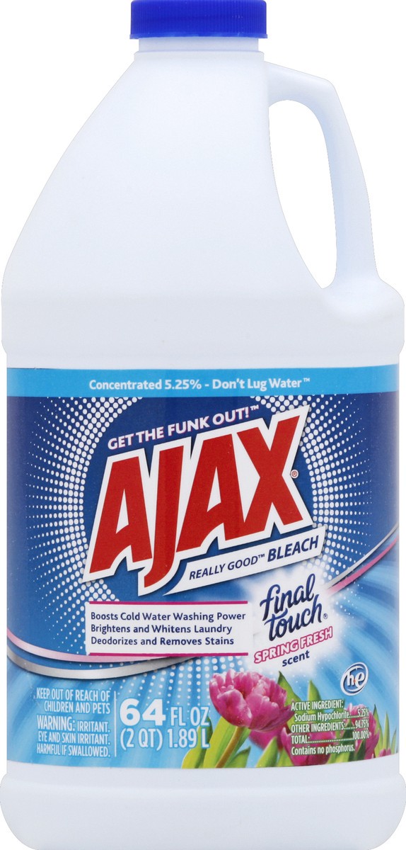 slide 1 of 3, Ajax Bleach 64 oz, 64 oz