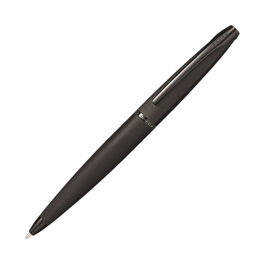 slide 3 of 4, Cross Atx Brushed Ballpoint Pen, Medium Point, 1.0 Mm, Brushed Black Barrel, Black Ink, 1 ct
