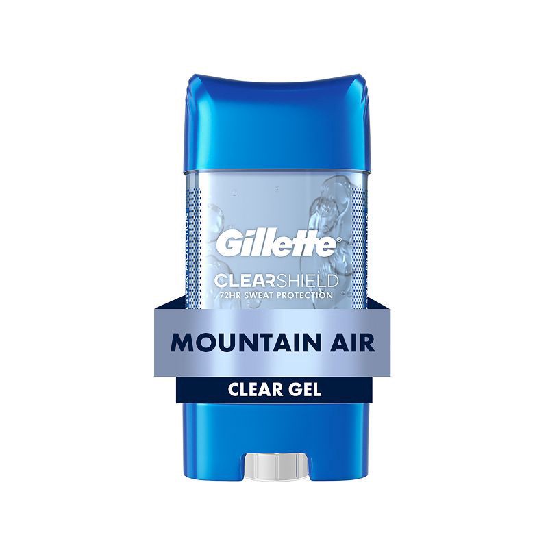 slide 9 of 9, Gillette Clear Gel Antiperspirant Deodorant - Mountain Air - 3.8oz, 3.8 oz