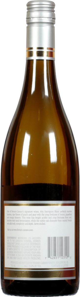 slide 4 of 12, Ferrari-Carano Fume Blanc, 25.36 fl oz