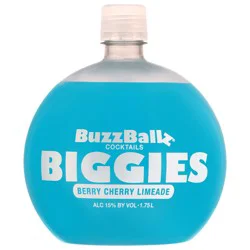 BuzzBallz Biggies Berry Cherry Limeade Cocktail 1.75 l