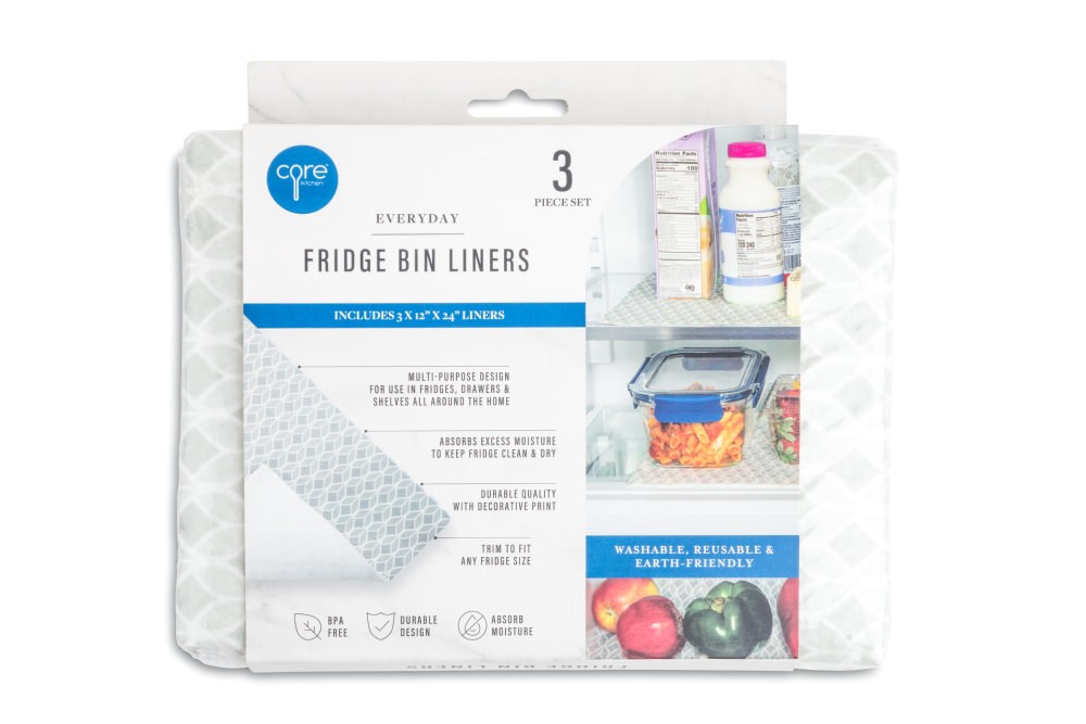 Core Kitchen Everyday Fridge Bin Liners 3 ct Shipt