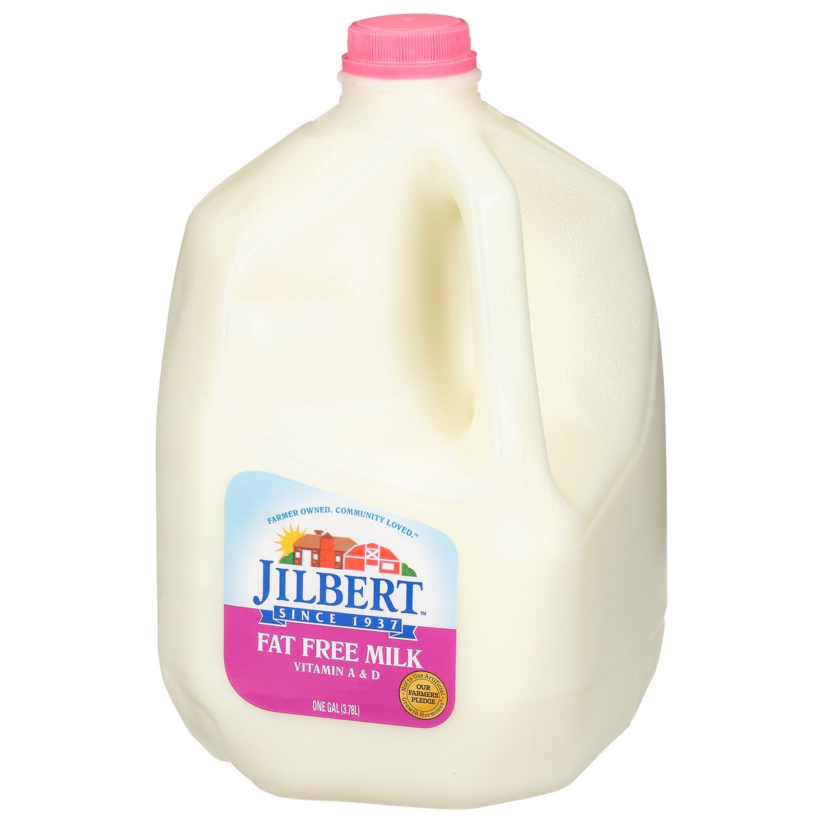 slide 11 of 13, Jilbert Fat Free Milk 1 gl, 1 gal