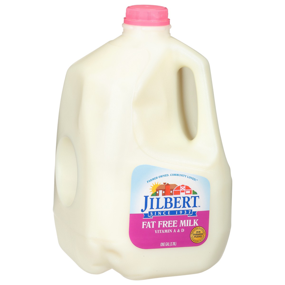 slide 6 of 13, Jilbert Fat Free Milk 1 gl, 1 gal