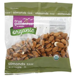 True Goodness Organic Raw Almonds, 8 oz