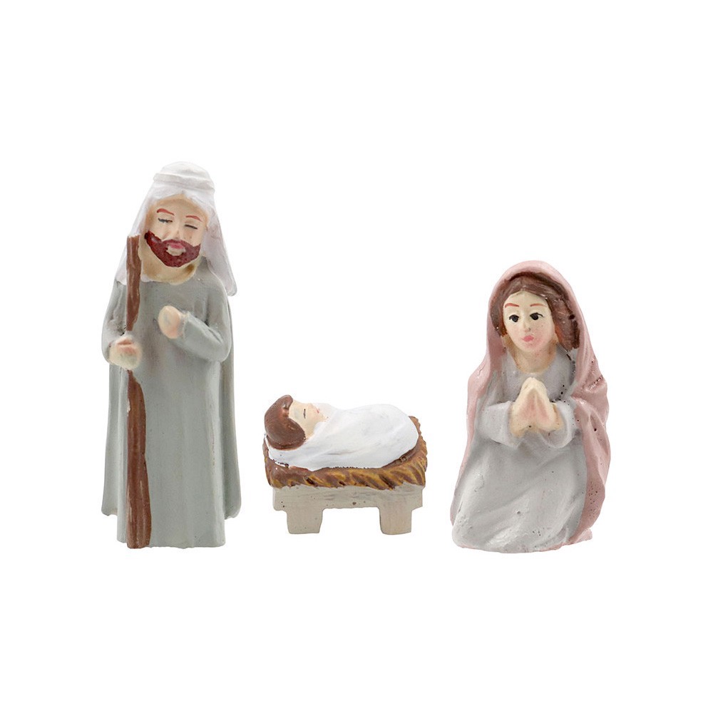 slide 3 of 4, Mini Nativity Decoration Set By Ashland, null