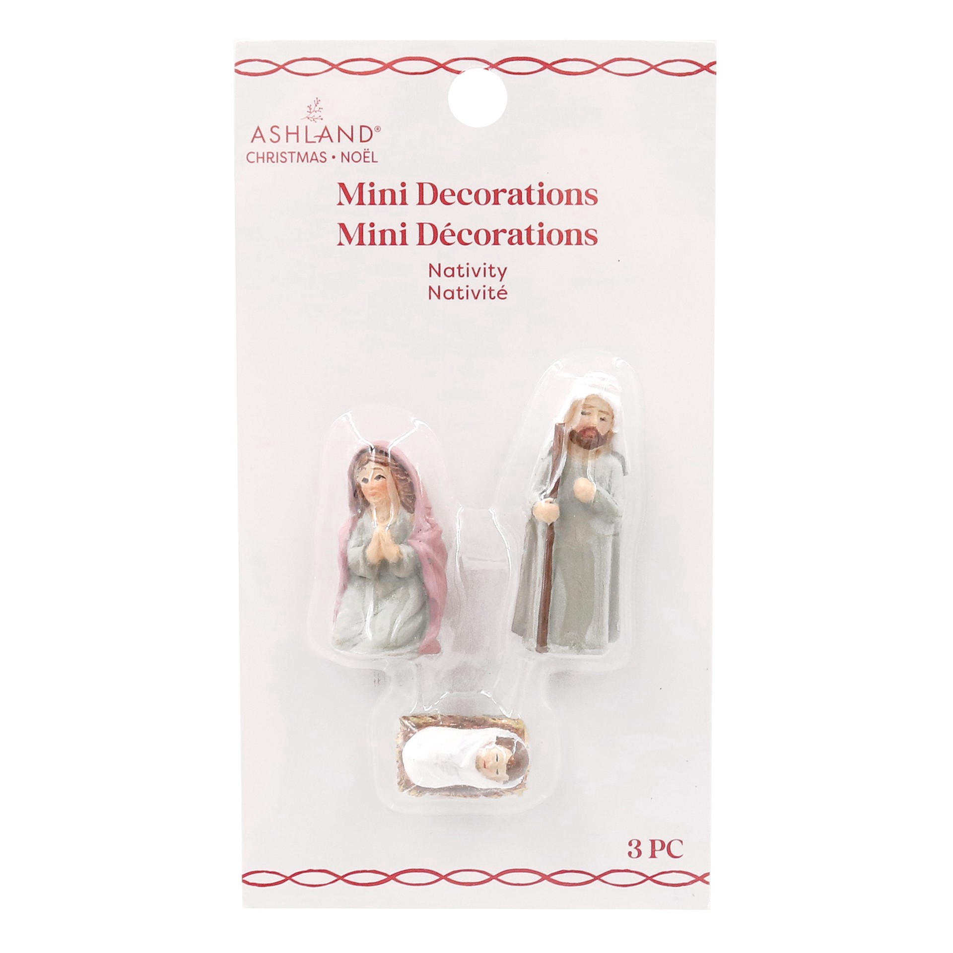 slide 4 of 4, Mini Nativity Decoration Set By Ashland, null