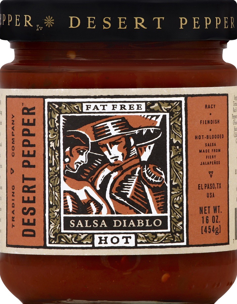 slide 2 of 2, Desert Pepper Trading Desert Pepper Hot Salsa, 15 oz