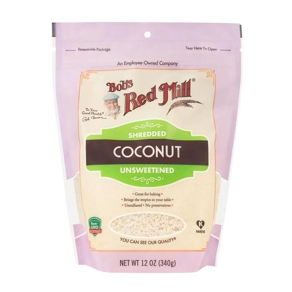 slide 1 of 1, Bob's Red Mill Bob's Red Mill Unsweetened Shredded Coconut, 12 oz