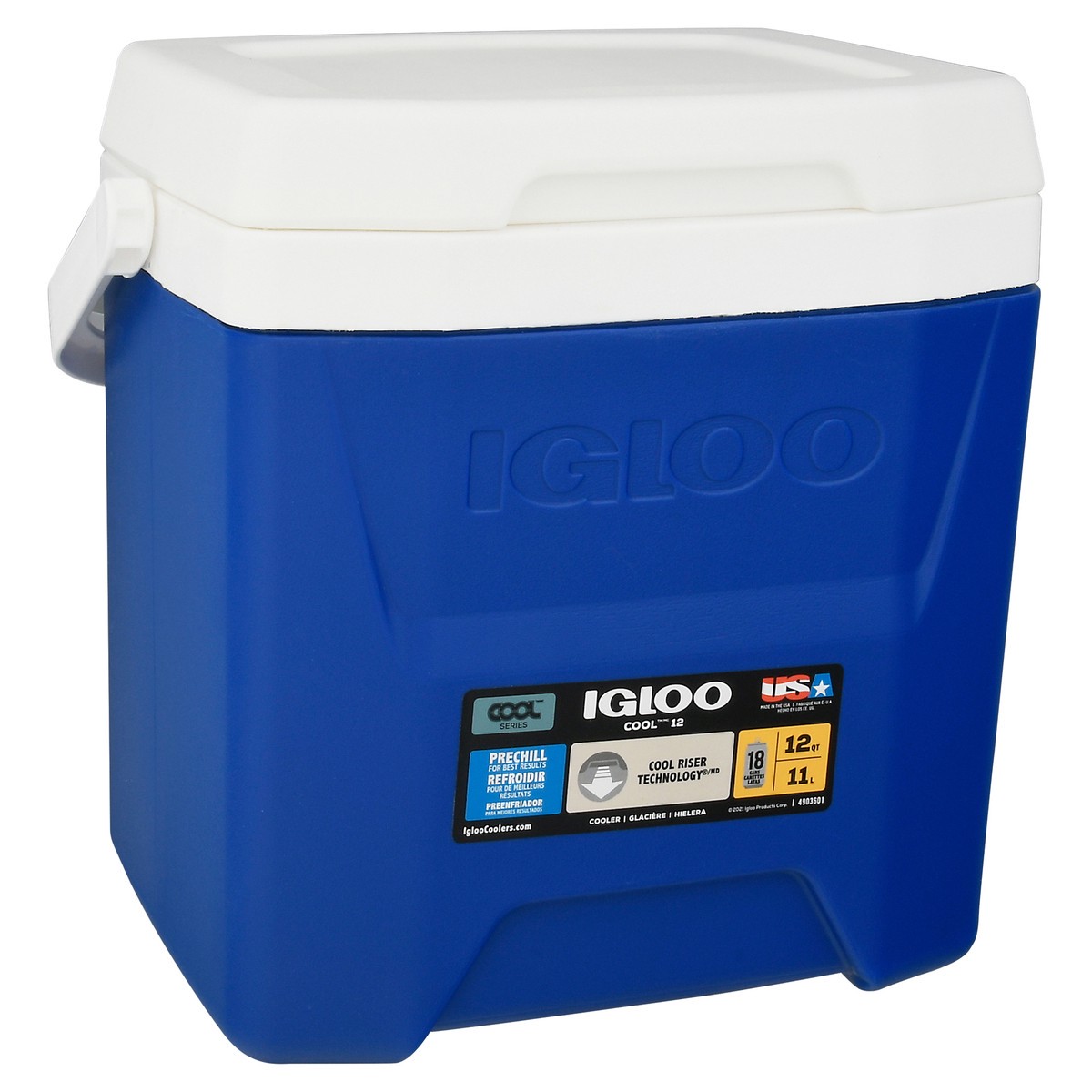 slide 4 of 12, Igloo 12 Quart Majestic Blue Cooler 1 ea, 1 ct