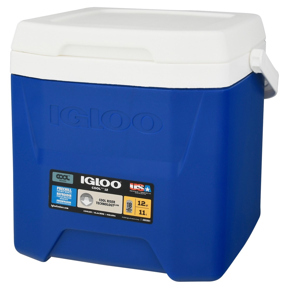 slide 11 of 12, Igloo 12 Quart Majestic Blue Cooler 1 ea, 1 ct