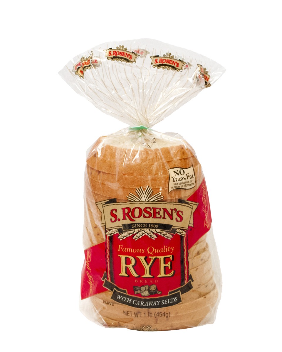 slide 1 of 8, S. Rosen's Bread, Sugar Free, Rye, Deli Style, 1 lb