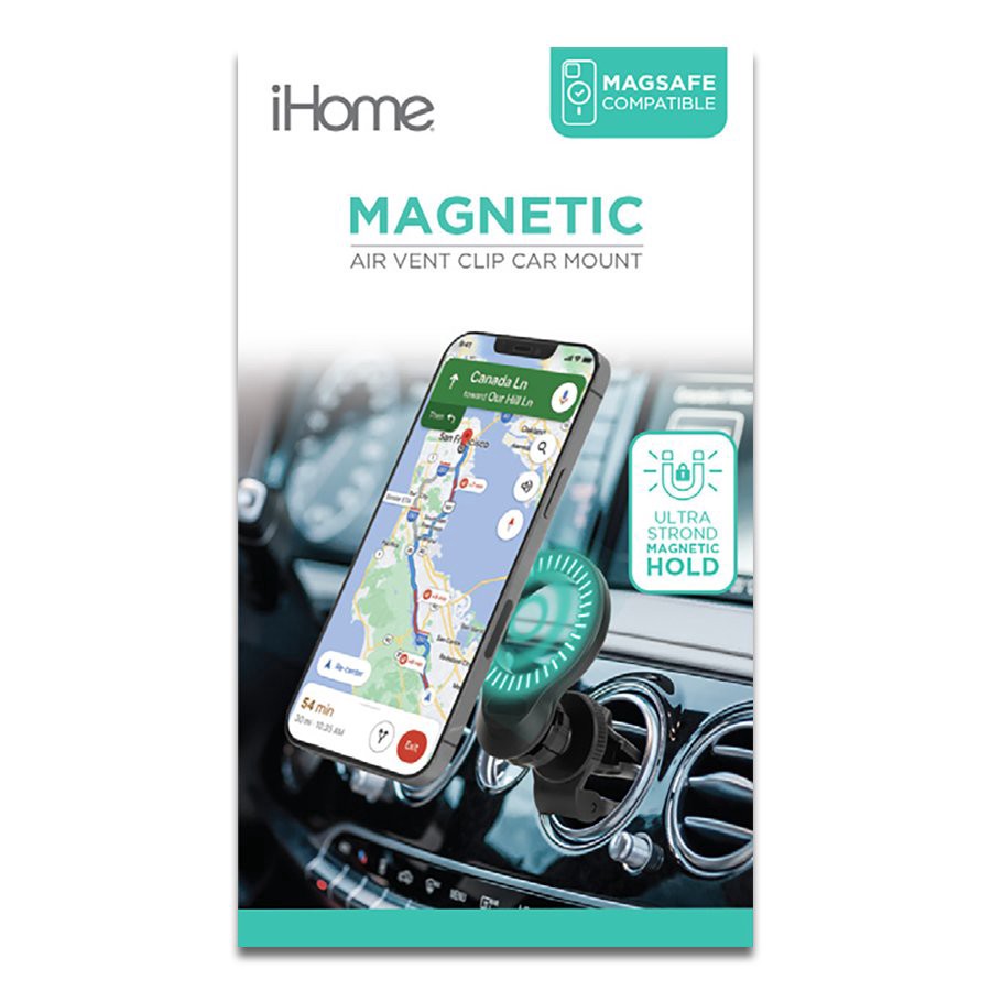 slide 1 of 1, iHome Magnetic Dash Car Mount - Black, 1 ct