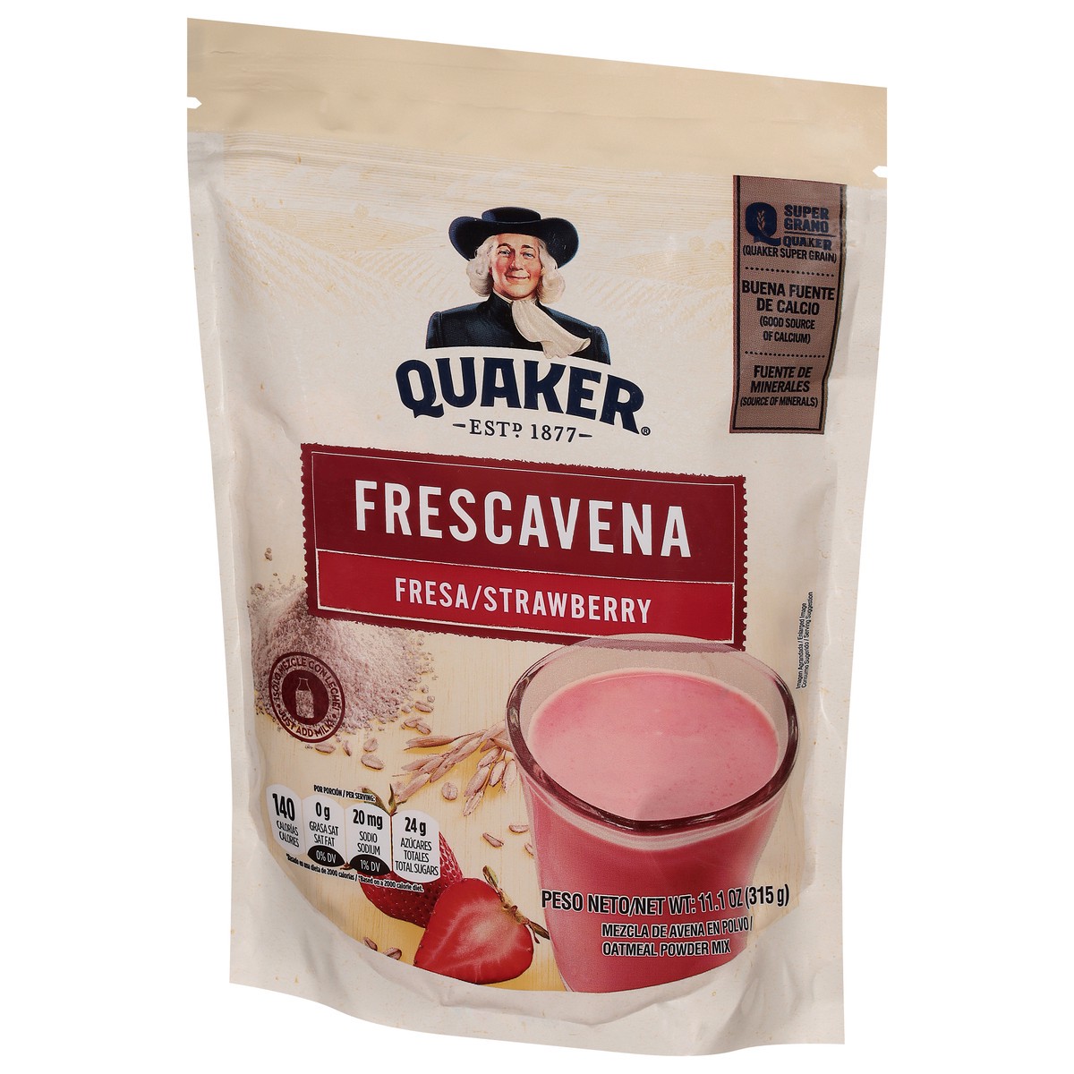 slide 2 of 4, Quaker FrescAvena Strawberry Oat Beverage Mix - 12.35 oz, 12.35 oz