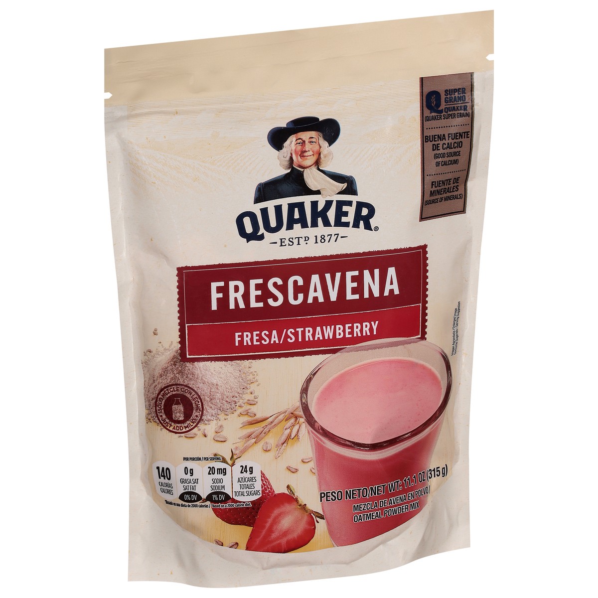 slide 3 of 4, Quaker FrescAvena Strawberry Oat Beverage Mix - 12.35 oz, 12.35 oz