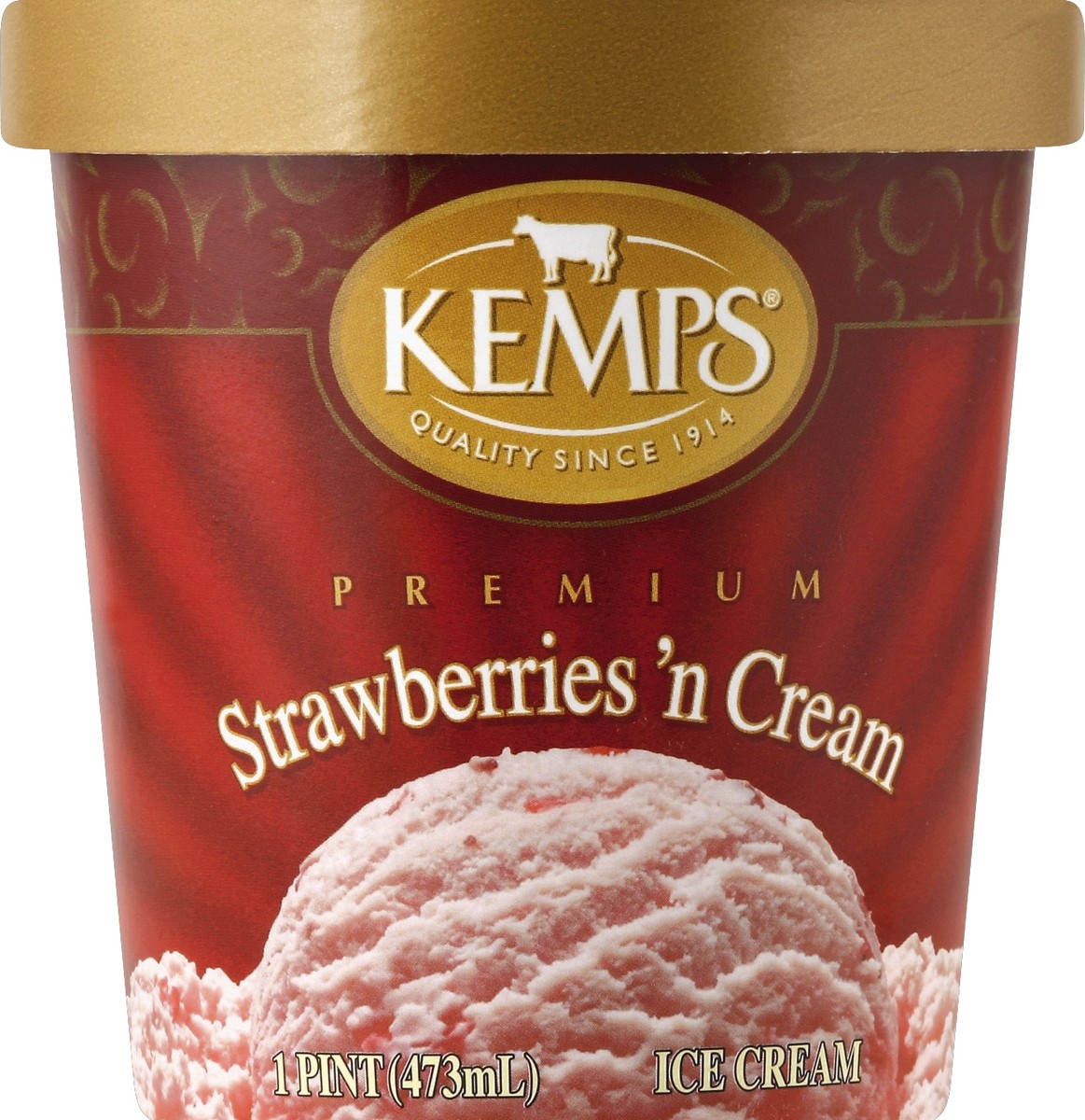 slide 1 of 3, Kemps Ice Cream 1 pt, 1 pint