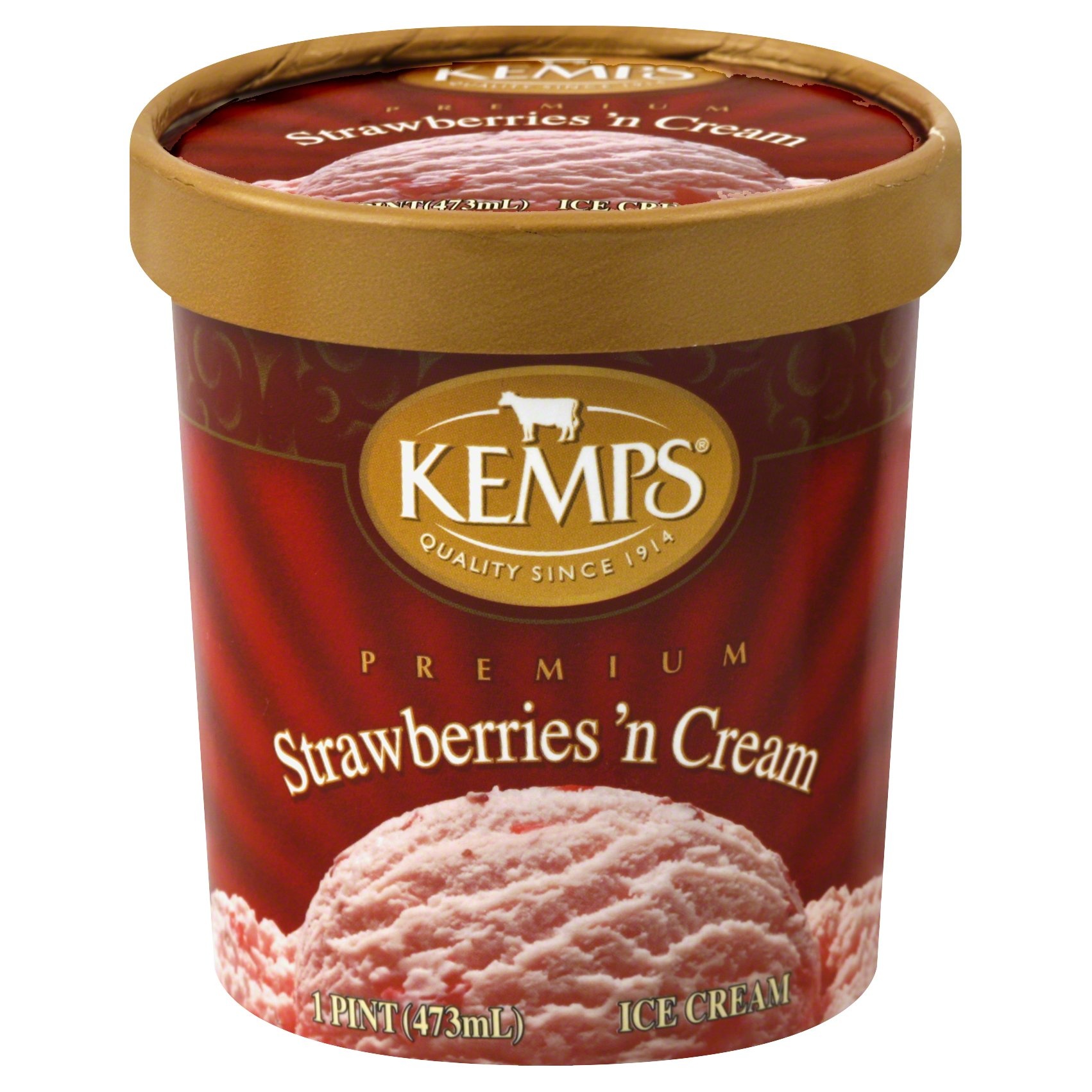 slide 1 of 1, Kemps Ice Cream 1 pt, 1 pint