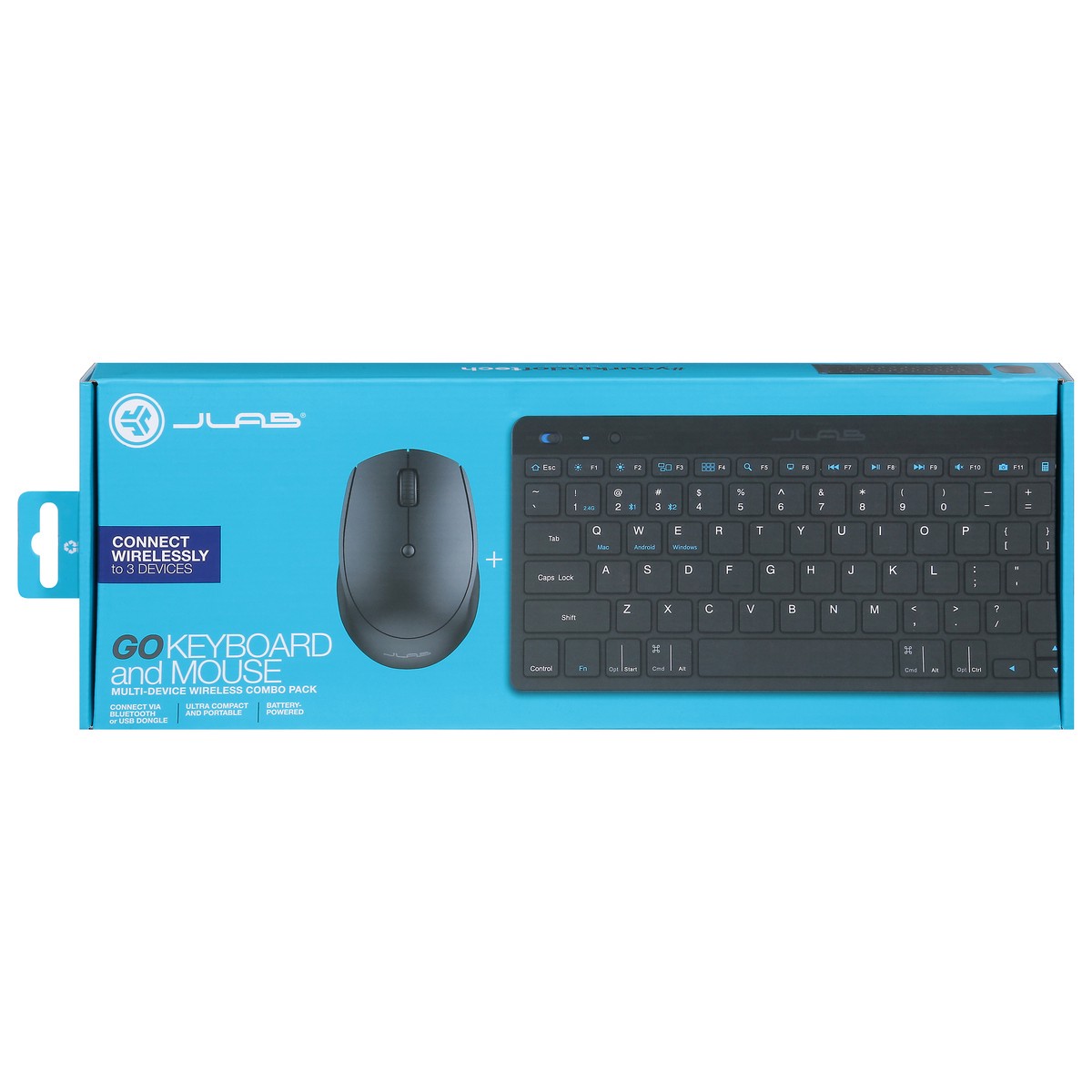 slide 1 of 9, JLab Go Keyboard & Mouse 1 ea, 1 ct